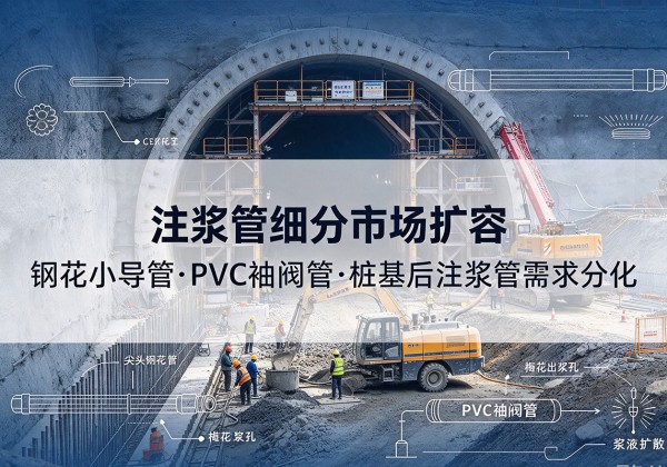 蓟州区注浆管细分市场扩容，隧道钢花小导管、PVC 袖阀管、桩基后注浆管需求分化